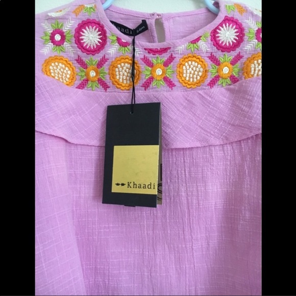 COPY - Embroidered brosha top for baby girl - Picture 7 of 8